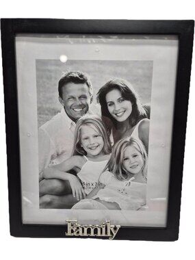 Black Picture Frame Family In Silver Metal Michaels Frame 5X 7 Table Or Hang